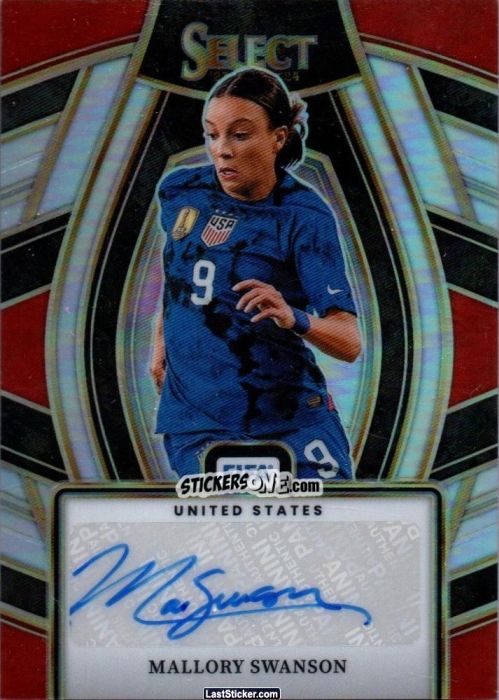 Figurina Mallory Swanson - Select FIFA Soccer 2023-2024
 n. STS10 - Panini