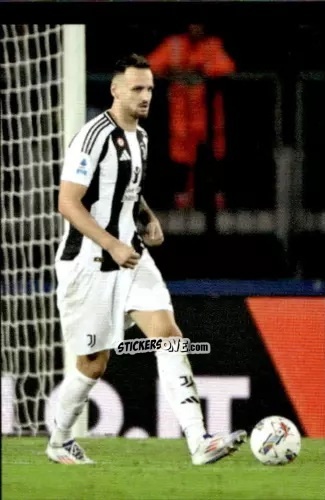 Sticker Federico Gatti - Juventus 2024-2025 n. 76 - Euro Publishing