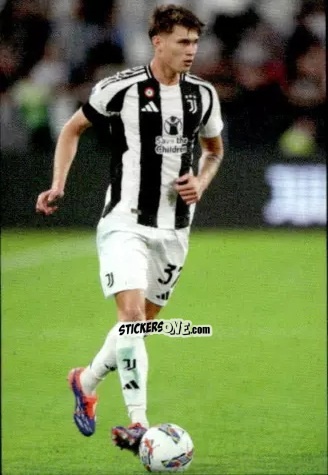 Cromo Nicolo' Savona - Juventus 2024-2025 n. 100 - Euro Publishing