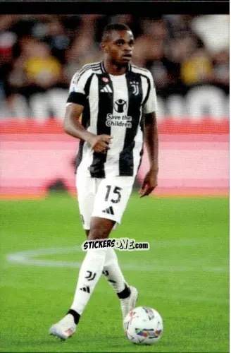 Cromo Pierre Kalulu - Juventus 2024-2025 n. 87 - Euro Publishing