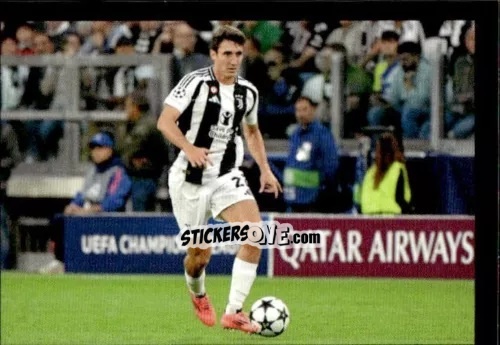 Cromo Andrea Cambiaso - Juventus 2024-2025 n. 89 - Euro Publishing