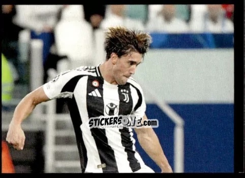 Figurina Dusan Vlahovic - Juventus 2024-2025 n. 157 - Euro Publishing