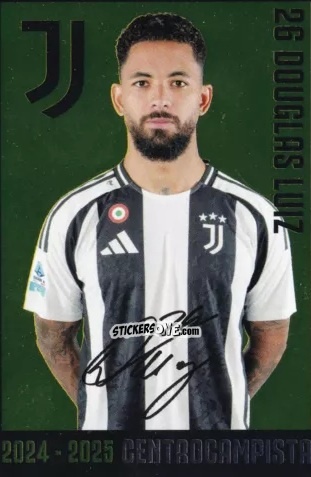 Cromo Douglas Luiz - Juventus 2024-2025 n. J20 - Euro Publishing