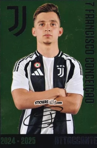 Sticker Francisco Conceicao - Juventus 2024-2025 n. J21 - Euro Publishing