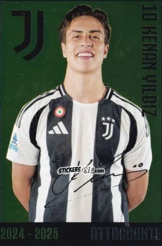 Cromo Kenan Yildiz - Juventus 2024-2025 n. J23 - Euro Publishing