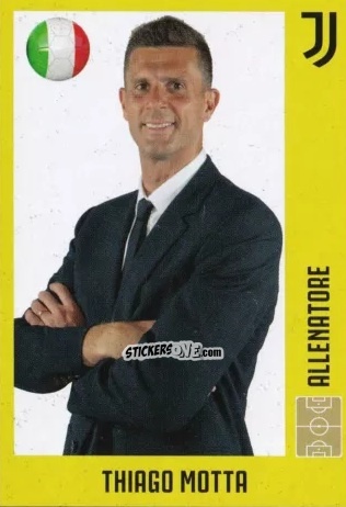 Figurina Thiago Motta - Juventus 2024-2025 n. 4 - Euro Publishing