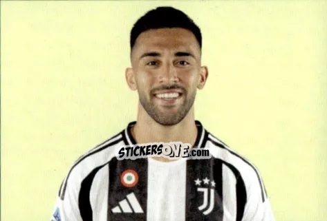 Sticker Nico Gonzalez - Juventus 2024-2025 n. 48 - Euro Publishing