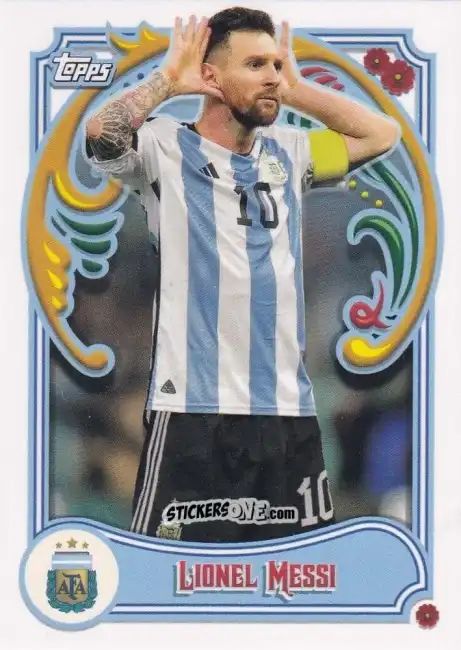 Cromo Lionel Messi - Argentina Fileteado 2023 n. 20 - Topps