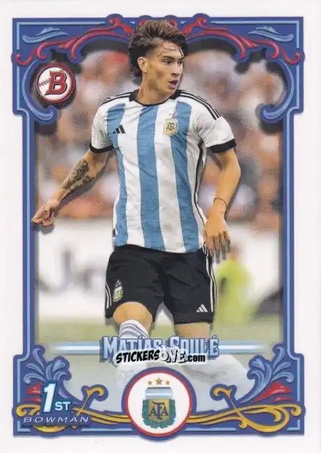 Sticker Matías Soulé - Argentina Fileteado 2023 n. 32 - Topps