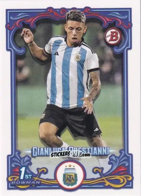 Sticker Gianluca Prestianni - Argentina Fileteado 2023 n. 35 - Topps