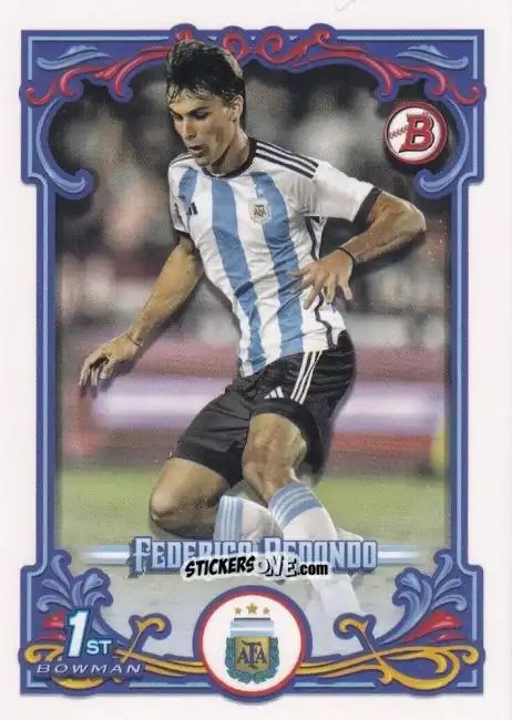 Sticker Federico Redondo - Argentina Fileteado 2023 n. 40 - Topps