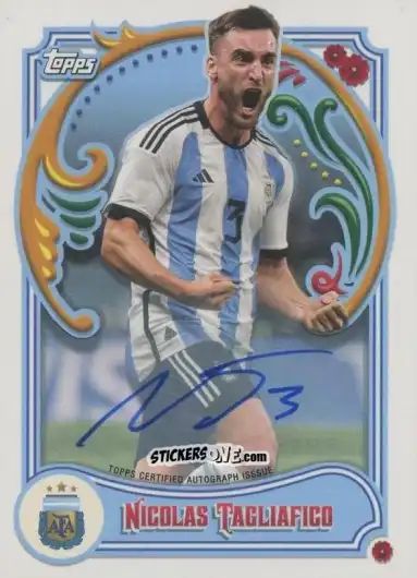 Cromo Nicolas Tagliafico - Argentina Fileteado 2023 n. 10au - Topps