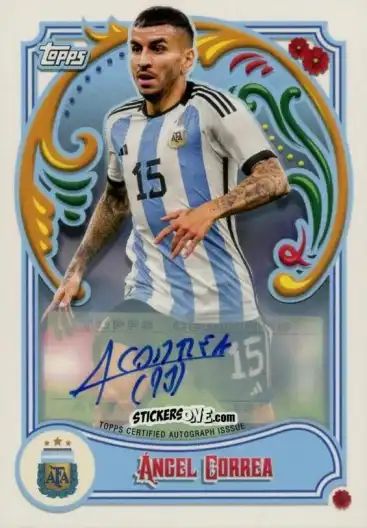 Figurina Ángel Correa - Argentina Fileteado 2023 n. 21au - Topps