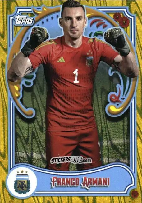 Sticker Franco Armani - Argentina Fileteado 2023 n. 3y - Topps