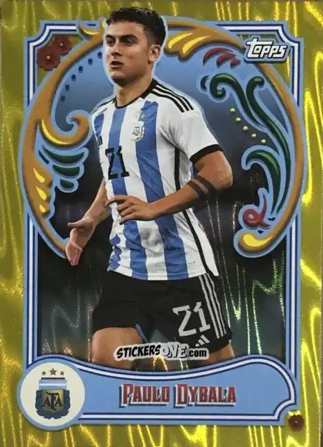 Cromo Paulo Dybala - Argentina Fileteado 2023 n. 23y - Topps