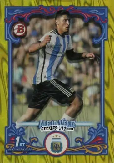 Cromo Alejo Véliz - Argentina Fileteado 2023 n. 36y - Topps