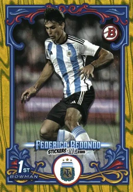 Sticker Federico Redondo - Argentina Fileteado 2023 n. 40y - Topps
