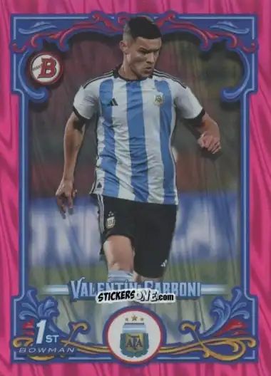 Cromo Valentin Carboni - Argentina Fileteado 2023 n. 33pi - Topps