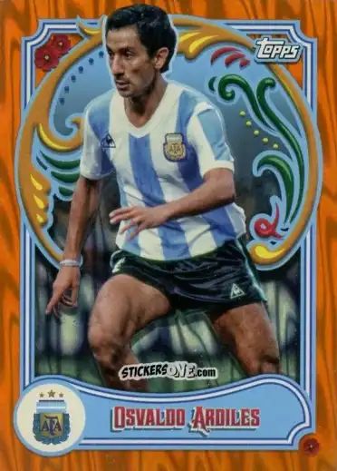 Figurina Osvaldo Ardiles - Argentina Fileteado 2023 n. 45o - Topps