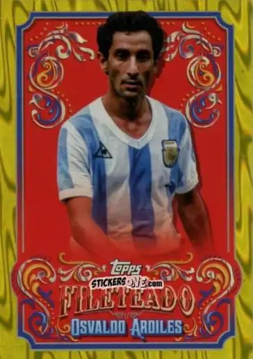 Figurina Osvaldo Ardiles - Argentina Fileteado 2023 n. FT-1y - Topps