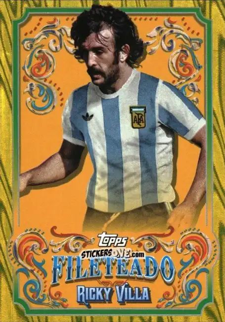 Cromo Ricky Villa - Argentina Fileteado 2023 n. FT-2y - Topps