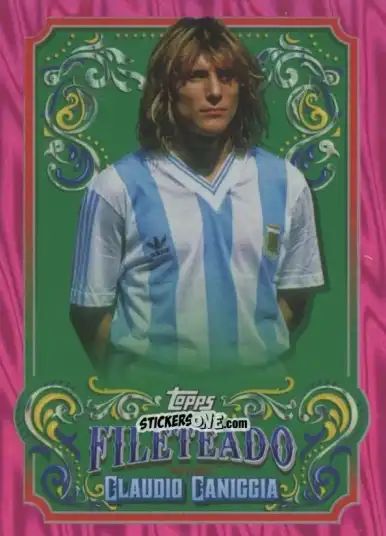 Cromo Claudio Caniggia - Argentina Fileteado 2023 n. FT-12pi - Topps