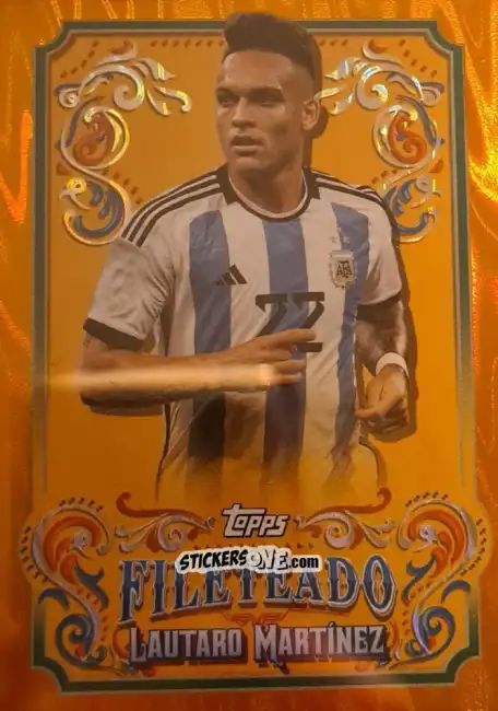 Figurina Lautaro Martínez - Argentina Fileteado 2023 n. FT-5o - Topps