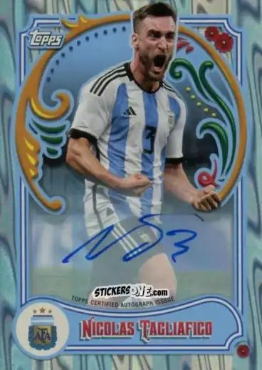 Cromo Nicolas Tagliafico - Argentina Fileteado 2023 n. 10au-sbw - Topps