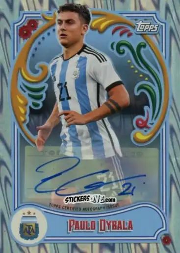 Cromo Paulo Dybala - Argentina Fileteado 2023 n. 23au-sbw - Topps
