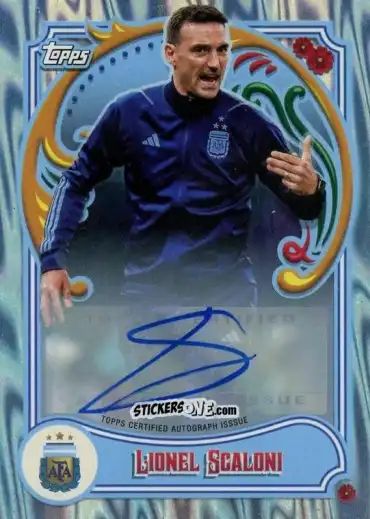 Cromo Lionel Scaloni - Argentina Fileteado 2023 n. 30au-sbw - Topps