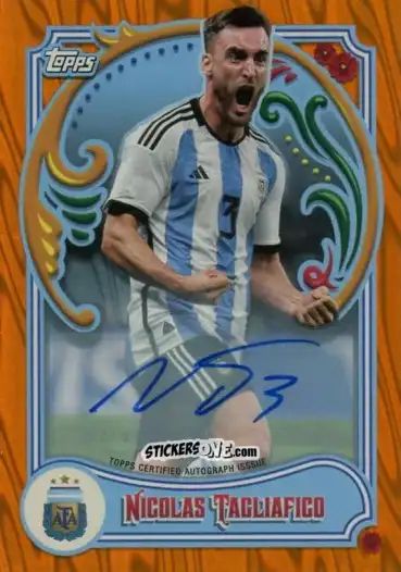 Cromo Nicolas Tagliafico - Argentina Fileteado 2023 n. 10au-o - Topps