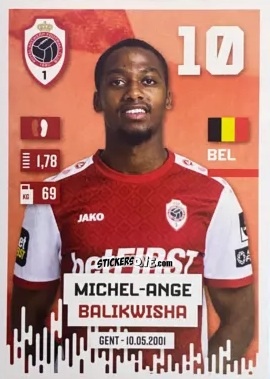 Cromo Michel-Ange Balikwisha - Belgian Pro League 2024-2025
 n. 43 - Panini