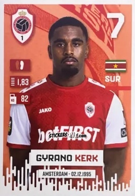 Sticker Gyrano Kerk - Belgian Pro League 2024-2025
 n. 45 - Panini