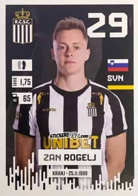 Cromo Žan Rogelj - Belgian Pro League 2024-2025
 n. 112 - Panini