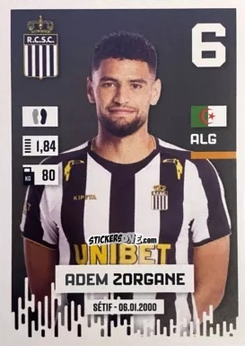 Cromo Adem Zorgane - Belgian Pro League 2024-2025
 n. 120 - Panini