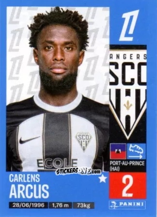 Sticker Carlens Arcus - Foot 2024-2025
 n. 16 - Panini