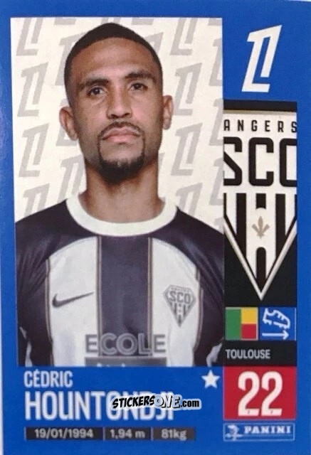 Cromo Cédric Hountondji - Foot 2024-2025
 n. 20 - Panini