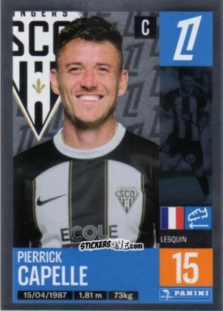 Sticker Pierrick Capelle - Foot 2024-2025
 n. 27 - Panini