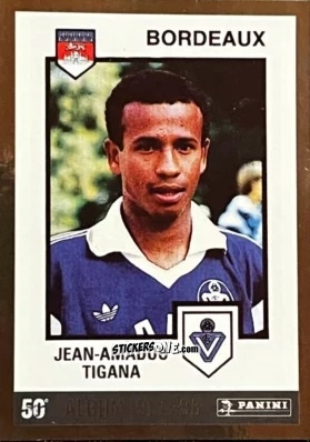 Sticker Jean Tigana - Foot 2024-2025
 n. 41 - Panini