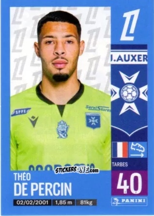 Sticker Théo De Percin - Foot 2024-2025
 n. 43 - Panini