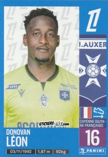 Cromo Donovan Léon - Foot 2024-2025
 n. 44 - Panini