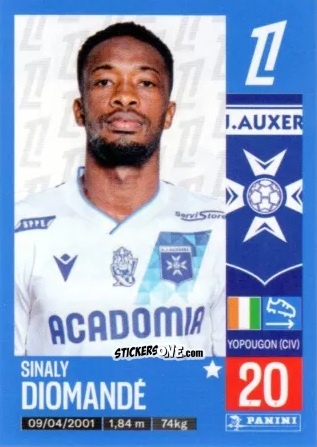 Cromo Sinaly Diomandé - Foot 2024-2025
 n. 47 - Panini