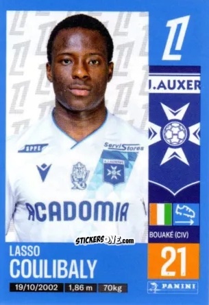 Cromo Lasso Coulibaly - Foot 2024-2025
 n. 55 - Panini