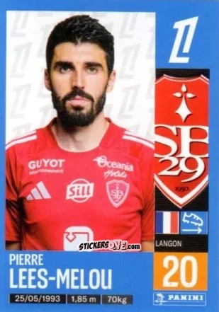 Sticker Pierre Less-Melou - Foot 2024-2025
 n. 82 - Panini