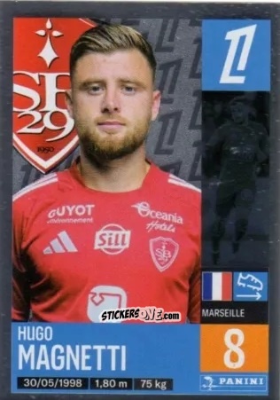 Cromo Hugo Magnetti - Foot 2024-2025
 n. 83 - Panini