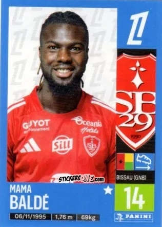 Figurina Mama Baldé - Foot 2024-2025
 n. 88 - Panini