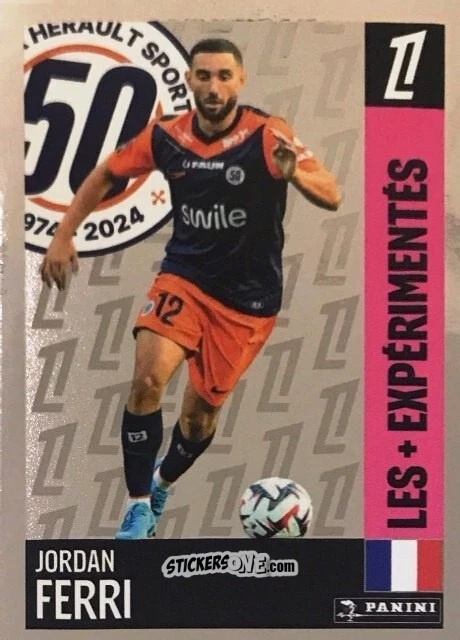 Figurina Jordan Ferri (Montpellier HSC) - Foot 2024-2025
 n. 94 - Panini