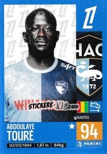 Figurina Abdoulaye Touré - Foot 2024-2025
 n. 117 - Panini