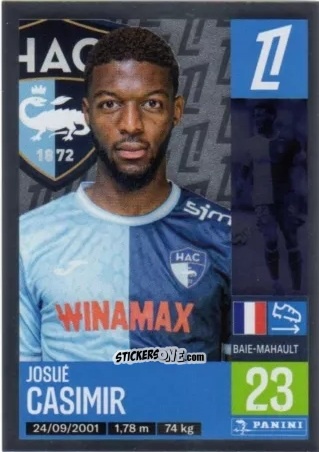 Cromo Josué Casimir