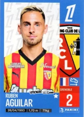 Cromo Ruben Aguilar - Foot 2024-2025
 n. 128 - Panini